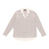 lily morgan Women's Long Sleeve Twofer Top