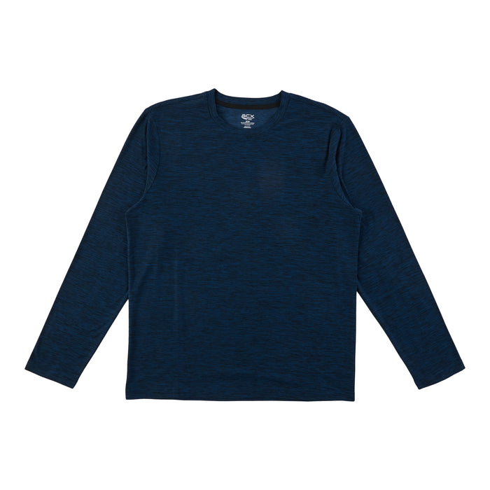 T-shirt à manches longues teint par espacement ACX Active pour hommes