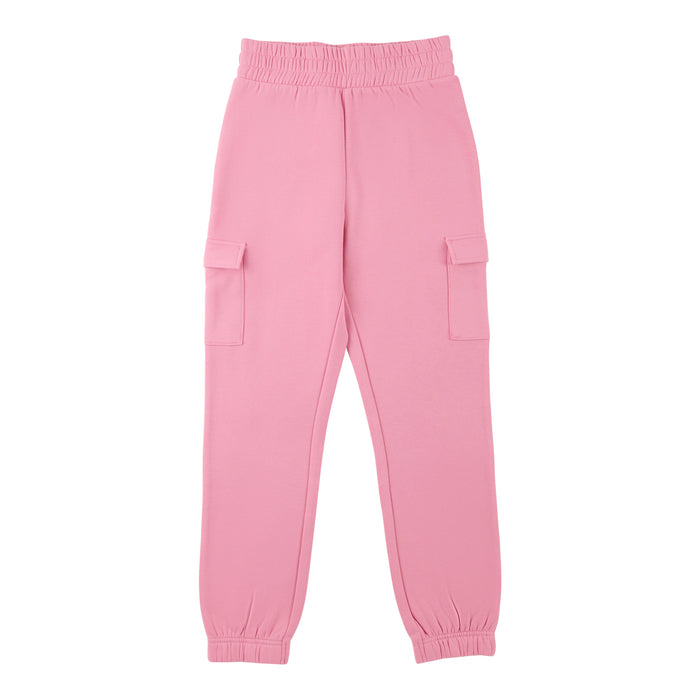BELLA & BIRDIE Girls' Autumn Flair Fleece Cargo Joggers