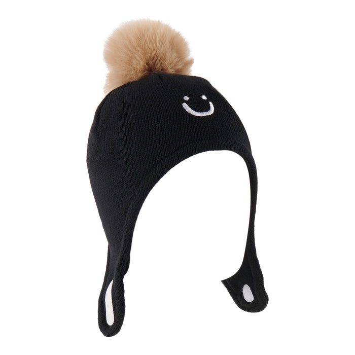 Hot Paws Infant Unisex Earflap Beanie, 12-24 Month