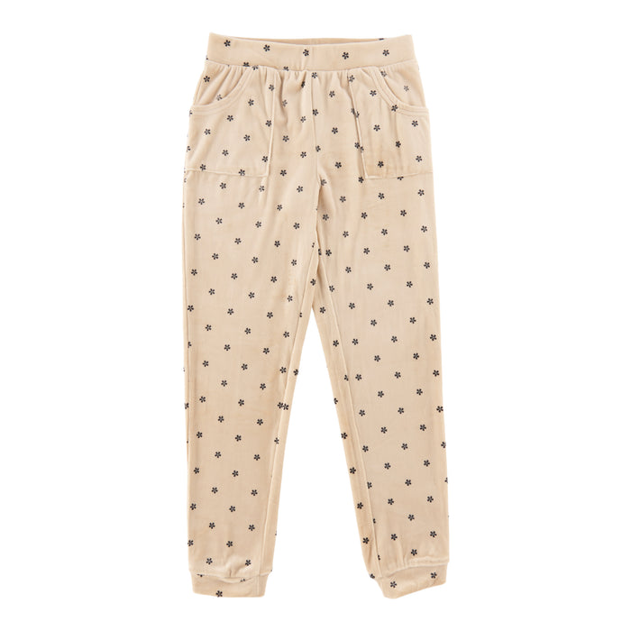 BELLA & BIRDIE Girls' Autumn Flair Velour Joggers