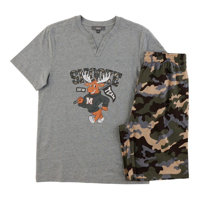Mountain Ridge Men's Cotton Shorts PJ Set, 2-Piece