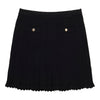 lily morgan Women's Solid Pointelle Skirt
