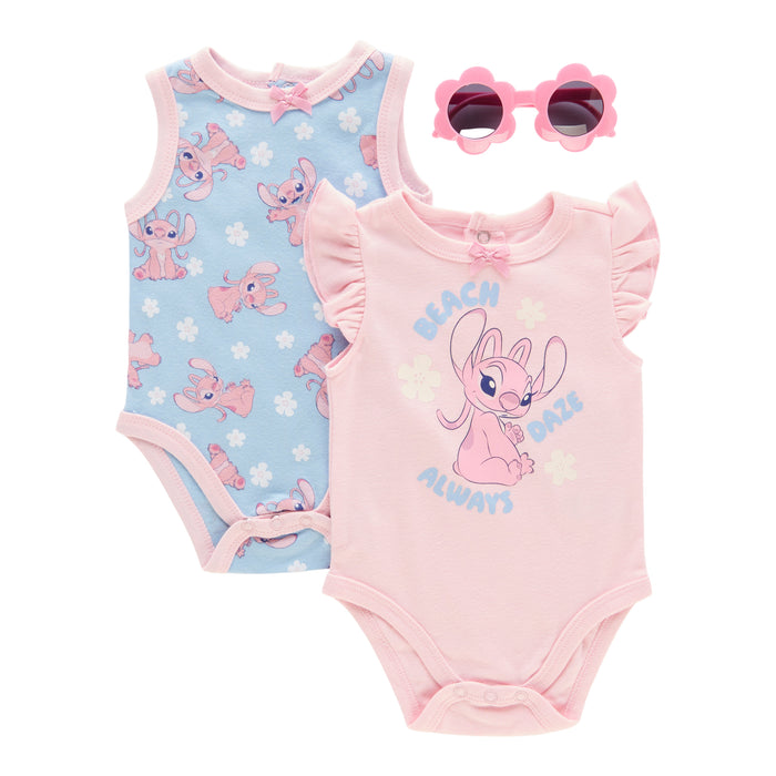 Infant Boys' Licensed Printed Lilo & Stitch Onesie Set, 3-Piece, 0-9 Month
