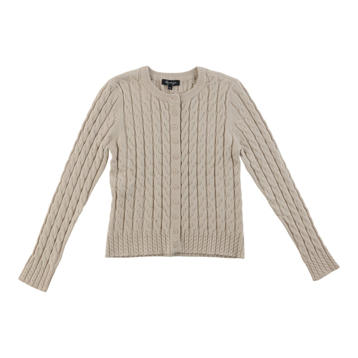 Cardigan torsadé doux lily morgan pour femmes