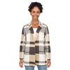 lily morgan Women's Plaid Knit Cardigan