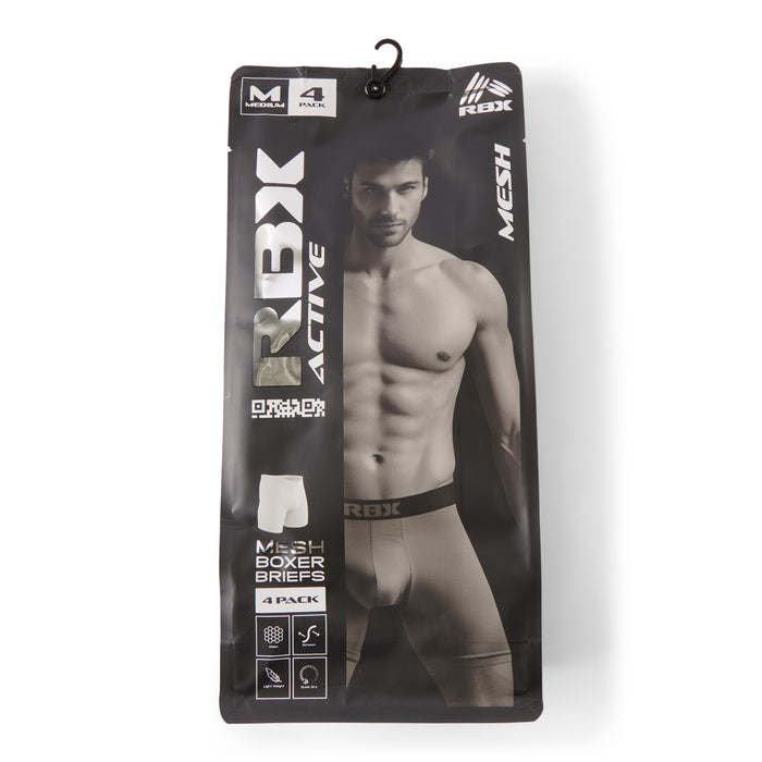 Caleçons boxeurs de performance RBX pour hommes, emb. de 4