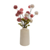 Décoration florale dans un pot en céramique HomeStyles, 4 po x 4 po x 16,5 po