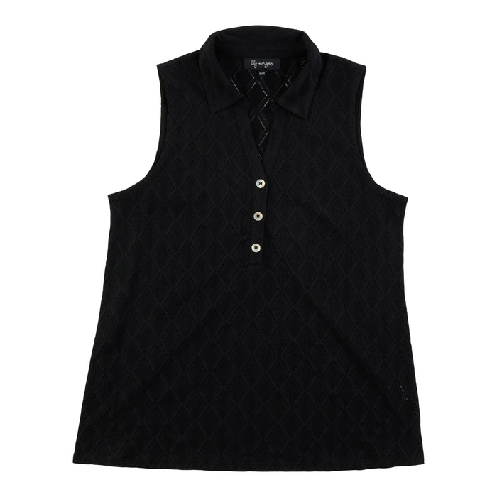 lily morgan Women's Collared Button Front Camisole
