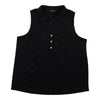 lily morgan Women's Plus Collared Button Front Camisole