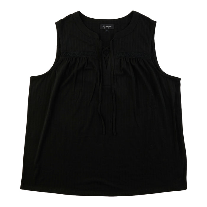 Camisole avec bordure en dentelle taille Plus lily morgan pour femmes