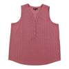 Camisole avec bouton sur le devant taille plus lily morgan pour femmes