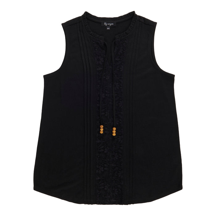 Camisole en dentelle avec détails perlés lily morgan pour femmes