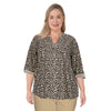 lily morgan Women's Plus Top with Front Pockets