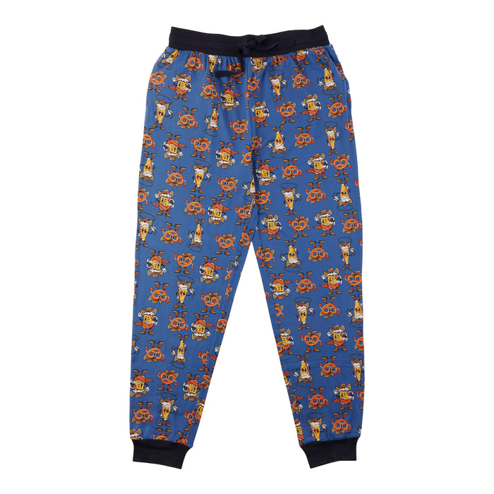 Pantalon de pyjama imprimé de style jogging Mountain Ridge pour hommes