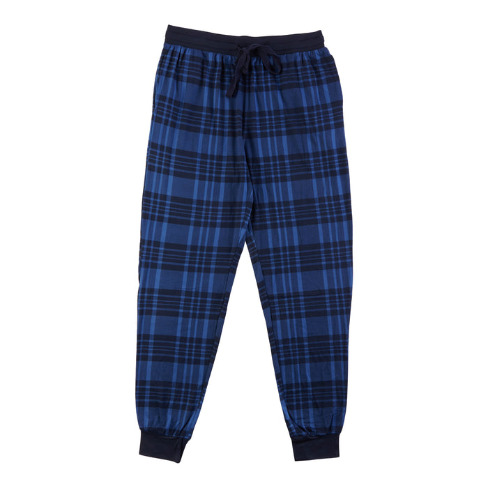 Pantalon pyjama à carreaux de style jogging Mountain Ridge pour hommes