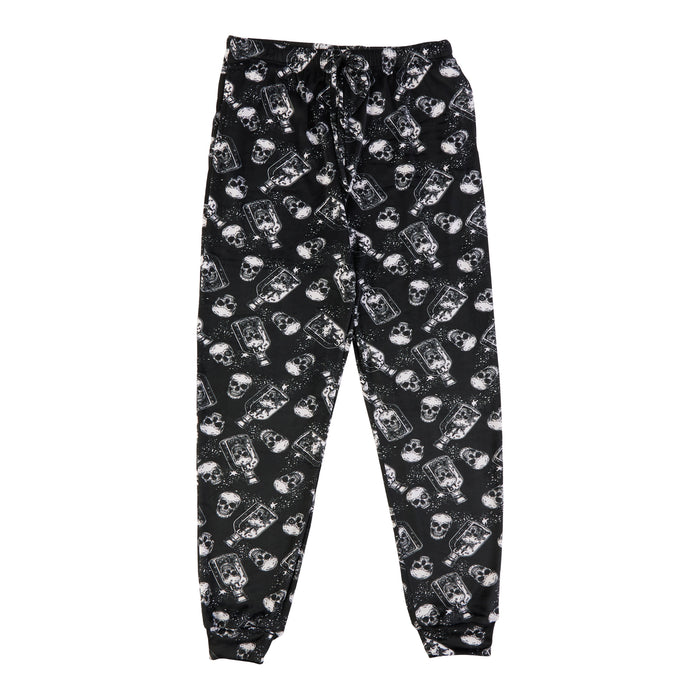 Men's Novelty Printed Velour PJ Joggers