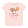 Toddler Girls' Licensed Paw Patrol Printed Short Sleeve T-Shirt