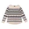 Classic Editions Women's Long Sleeve Striped Top