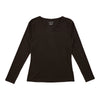 mySTYLE Women's Long Sleeve V-Neck Tee