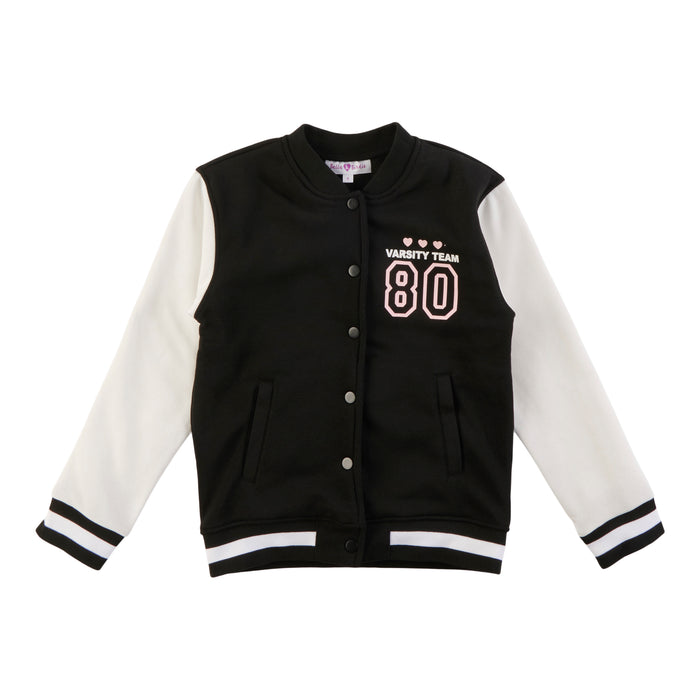 BELLA & BIRDIE Girls' Autumn Flair Varsity Jacket
