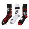 Mi-chaussettes sous licence pour hommes, emb. de 3 paires