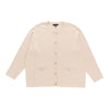 Cardigan avec boutons dorés taille plus lily morgan pour femmes