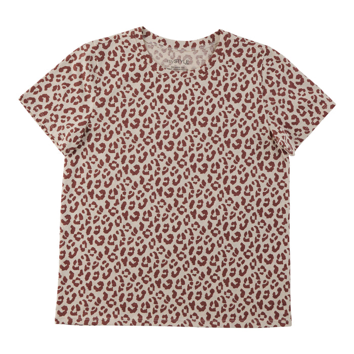 mySTYLE Women's Short Sleeve Crew Neck Tee