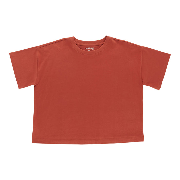 mySTYLE Women's Relaxed Crew Neck Tee