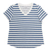 mySTYLE Women's V-Neck Short Sleeve Top