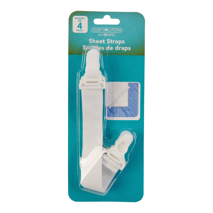 HomeStyles Sheet Straps, 4 Pack