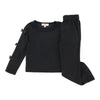 MONKEY BARS Toddler Girls' Autumn Flair Long Sleeve Set with Bows, 2-Piece