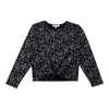 BELLA & BIRDIE Girls' Autumn Flair Printed Long Sleeve Foil Knit Top