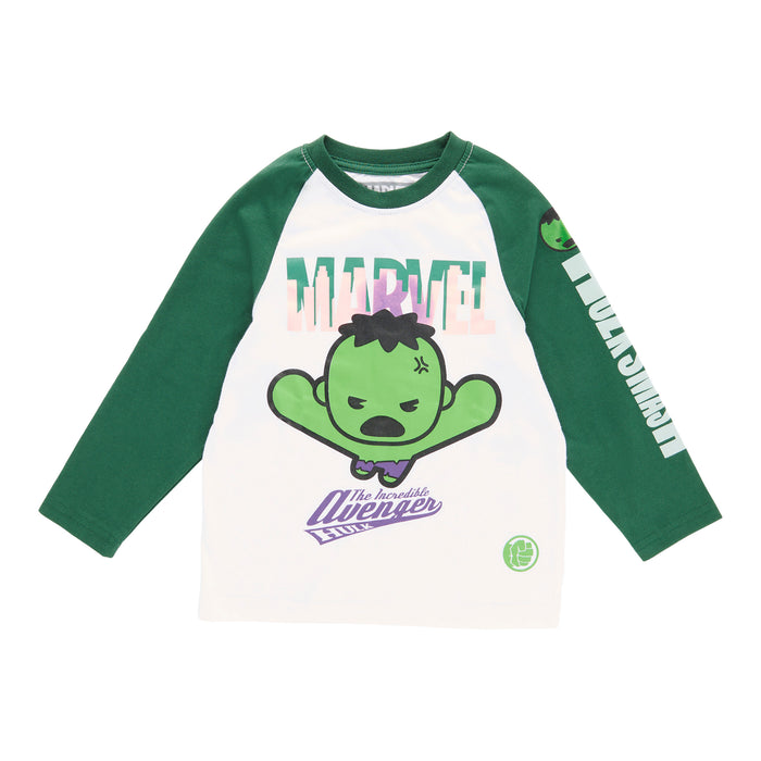 T-shirt imprimé à manches longues The Hulk sous licence pour tout-petits