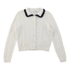 mySTYLE Women's Cardigan with Lace Trim