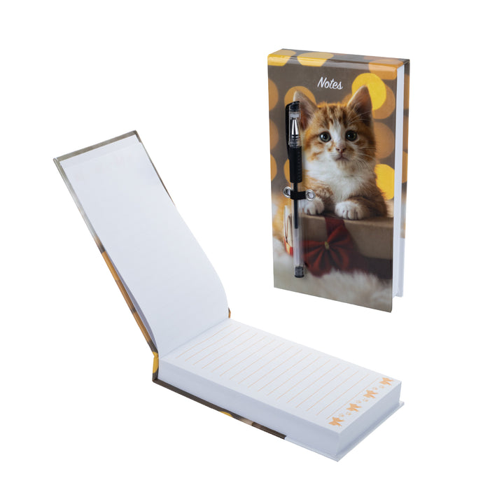 Animal Holiday Notepad With Pen, 2 Piece