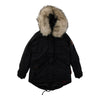 Parka lourde avec capuchon en similifourrure pour femmes