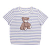 mySTYLE Women's Short Sleeve Animal Sweater