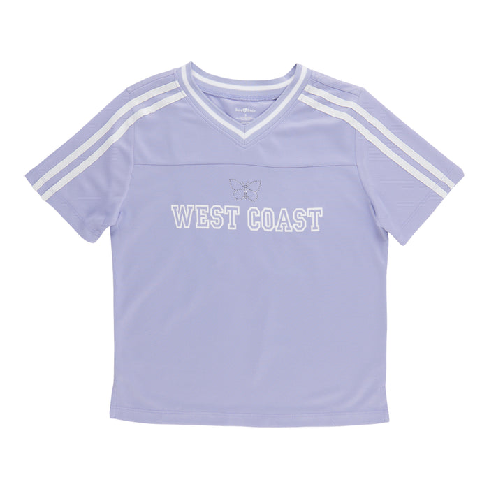T-shirt imprimé à manches courtes Style universitaire Inspiration automnale BELLA & BIRDIE pour filles