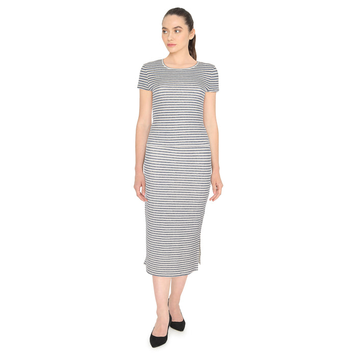 mySTYLE Women's Striped Skirt Set, 2-Piece