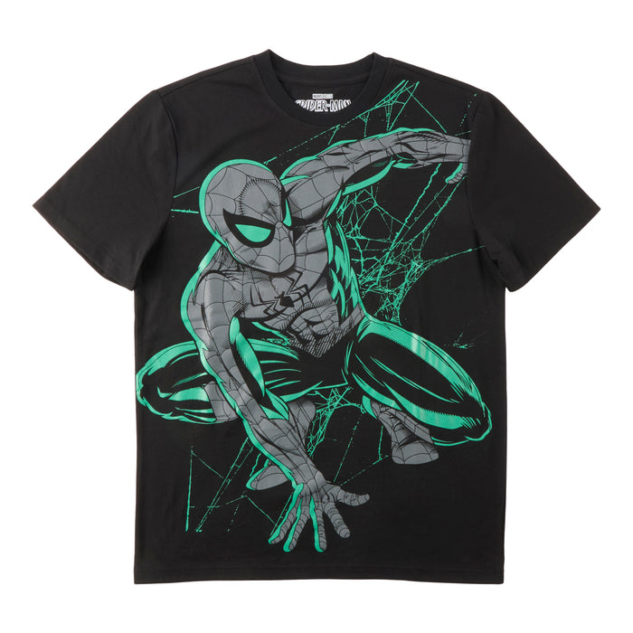 Spider-Man Men's Licensed Glow-In-The-Dark T-Shirt