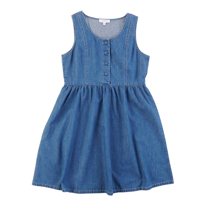 Robe taille basse en denim mySTYLE pour femmes