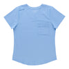 Haut d’uniforme médical à col en V de couleur unie Options pour femmes