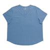 mySTYLE Women's Plus V-Neck Short Sleeve Tee
