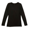 Women's Solid Long Sleeve Crew Neck Scrub Top