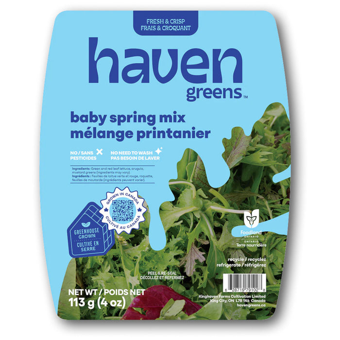 Haven Greens Baby Spring Mix, 113 g