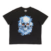 T-shirt à manches courtes à garniture phosphorescente de fantaisie taille forte pour hommes