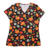 Options Women's Novelty Short Sleeve Scrub Top