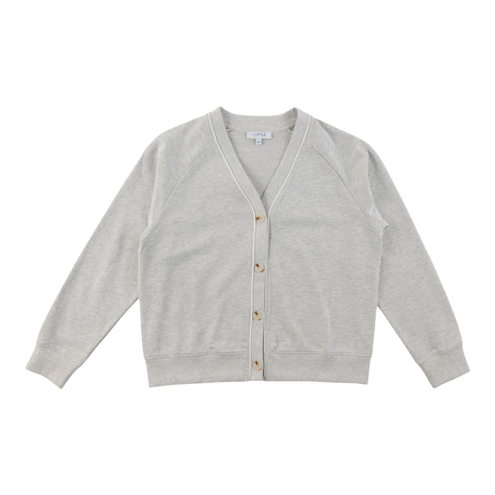 mySTYLE Women's French Terry Cardigan