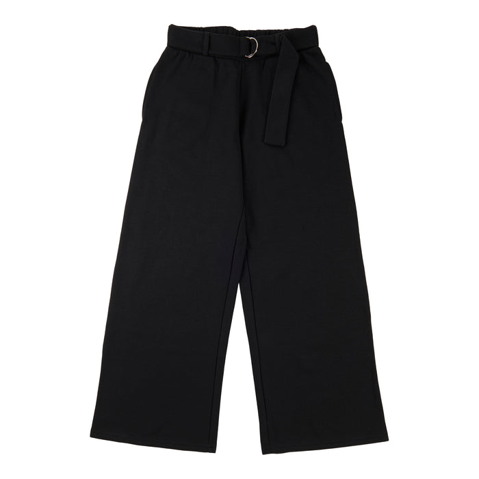 mySTYLE Women's Belted Wide-Leg Pants